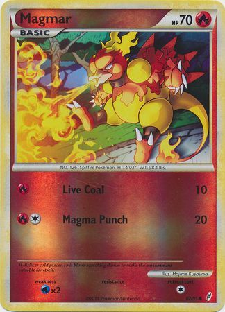 Magmar 62 95 Common Reverse Holo Call of Legends Reverse Holo Singles Magmar 62 95 Common Reverse Holo Call of Legends Reverse Holo Singles