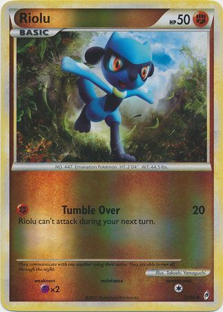 Riolu 50 95 Uncommon Reverse Holo Riolu 50 95 Uncommon Reverse Holo