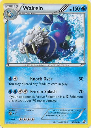 Walrein 48 160 Rare XY Primal Clash Singles Walrein 48 160 Rare XY Primal Clash Singles