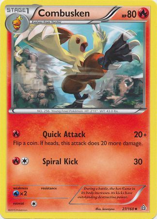 Combusken 27 160 Uncommon XY Primal Clash Singles Combusken 27 160 Uncommon XY Primal Clash Singles