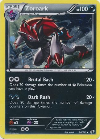 Zoroark 90 113 Alternate Holo Promo Pokemon Alternate Holo and Alternate Art Promos Zoroark 90 113 Alternate Holo Promo Pokemon Alternate Holo and Alternate Art Promos
