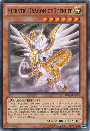 Hieratic Dragon of Tefnuit - Yugioh | TrollAndToad