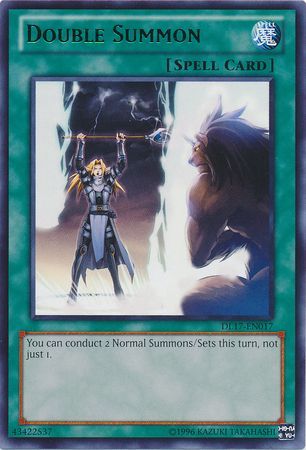 Double Summon DL17 EN017 Rare Yu Gi Oh Promo Cards Double Summon DL17 EN017 Rare Yu Gi Oh Promo Cards