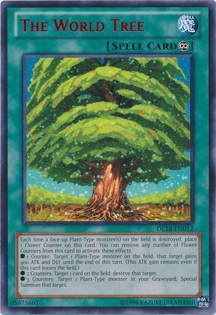 The World Tree DL18 EN012 Rare Yu Gi Oh Promo Cards The World Tree DL18 EN012 Rare Yu Gi Oh Promo Cards