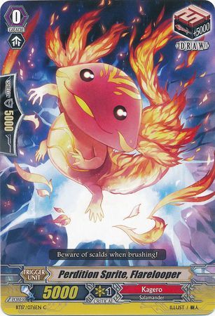 Perdition Sprite Flarelooper BT17 076EN Common C Vol 17 Blazing Perdition Ver E Singles Perdition Sprite Flarelooper BT17 076EN Common C Vol 17 Blazing Perdition Ver E Singles