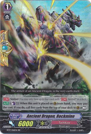 Ancient Dragon Rockmine BT17 016EN Double Rare RR Ancient Dragon Rockmine BT17 016EN Double Rare RR