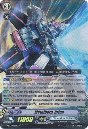 Metalborg Drion BT17 019EN Double Rare RR Metalborg Drion BT17 019EN Double Rare RR
