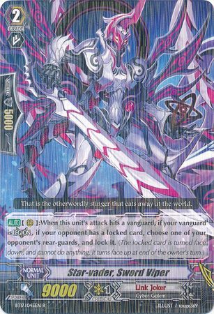 Star vader Sword Viper BT17 045EN Rare R Star vader Sword Viper BT17 045EN Rare R