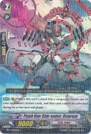 Flash Gun Star vader Osmium BT17 046EN Rare R Flash Gun Star vader Osmium BT17 046EN Rare R
