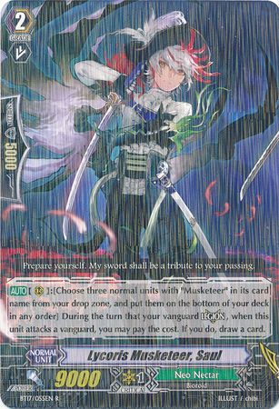 Lycoris Musketeer Saul BT17 055EN Rare R Vol 17 Blazing Perdition Ver E Singles Lycoris Musketeer Saul BT17 055EN Rare R Vol 17 Blazing Perdition Ver E Singles