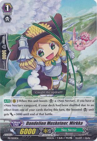 Dandelion Musketeer Mirkka PR 0150EN Vol 17 Blazing Perdition Ver E Singles Dandelion Musketeer Mirkka PR 0150EN Vol 17 Blazing Perdition Ver E Singles