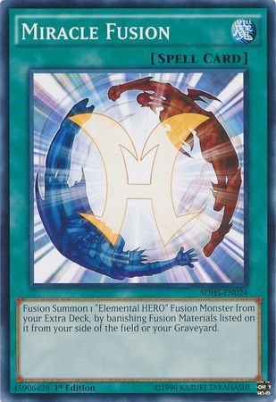 Miracle Fusion SDHS EN024 Common 1st Edition Structure Deck HERO Strike 1st Edition Singles Miracle Fusion SDHS EN024 Common 1st Edition Structure Deck HERO Strike 1st Edition Singles