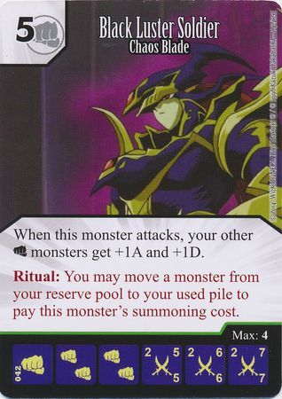 Black Luster Soldier Chaos Blade 42 120 Uncommon Yugioh Dice Masters Series One Singles Black Luster Soldier Chaos Blade 42 120 Uncommon Yugioh Dice Masters Series One Singles