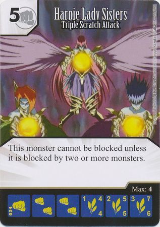 Harpie Lady Sisters Triple Scratch Attack 24 120 Common Harpie Lady Sisters Triple Scratch Attack 24 120 Common