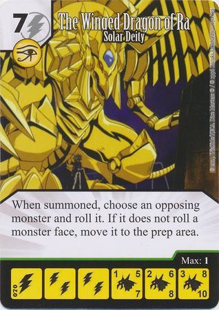 The Winged Dragon of Ra Solar Deity 70 120 Uncommon Yugioh Dice Masters Series One Singles The Winged Dragon of Ra Solar Deity 70 120 Uncommon Yugioh Dice Masters Series One Singles