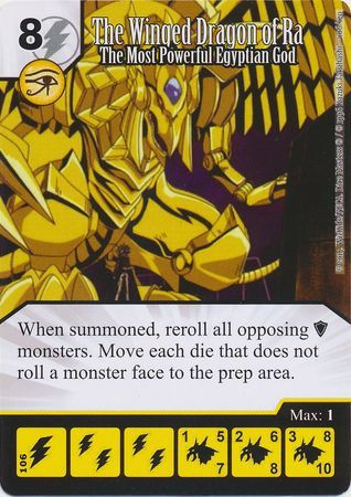 The Winged Dragon of Ra The Most Powerful Egyptian God 106 120 Rare Yugioh Dice Masters Series One Singles The Winged Dragon of Ra The Most Powerful Egyptian God 106 120 Rare Yugioh Dice Masters Series One Singles