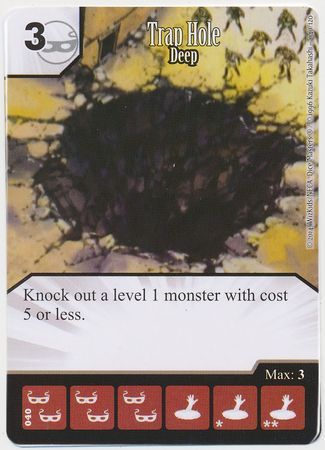 Trap Hole Deep 40 120 Common Yugioh Dice Masters Series One Singles Trap Hole Deep 40 120 Common Yugioh Dice Masters Series One Singles