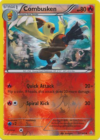 Combusken 27 160 Uncommon Reverse Holo Combusken 27 160 Uncommon Reverse Holo