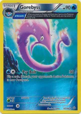 Gorebyss 52 160 Rare Reverse Holo Gorebyss 52 160 Rare Reverse Holo