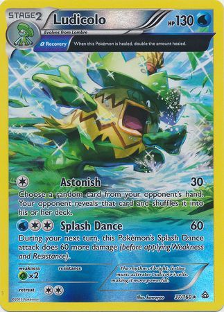 Ludicolo 37 160 Rare Reverse Holo XY Primal Clash Reverse Holo Singles Ludicolo 37 160 Rare Reverse Holo XY Primal Clash Reverse Holo Singles