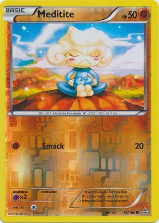 Meditite 79 160 Common Reverse Holo XY Primal Clash Reverse Holo Singles Meditite 79 160 Common Reverse Holo XY Primal Clash Reverse Holo Singles