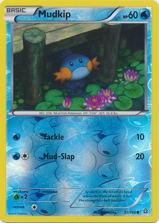 Mudkip 33 160 Common Reverse Holo XY Primal Clash Reverse Holo Singles Mudkip 33 160 Common Reverse Holo XY Primal Clash Reverse Holo Singles