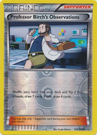 Professor Birch s Observations 134 160 Uncommon Reverse Holo XY Primal Clash Reverse Holo Singles Professor Birch s Observations 134 160 Uncommon Reverse Holo XY Primal Clash Reverse Holo Singles
