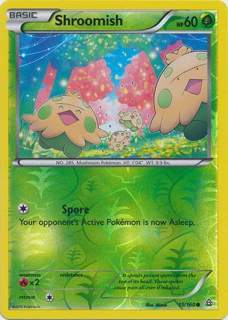 Shroomish 15 160 Common Reverse Holo XY Primal Clash Reverse Holo Singles Shroomish 15 160 Common Reverse Holo XY Primal Clash Reverse Holo Singles