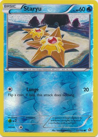 Staryu 32 160 Common Reverse Holo Staryu 32 160 Common Reverse Holo