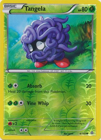 Tangela 4 160 Common Reverse Holo XY Primal Clash Reverse Holo Singles Tangela 4 160 Common Reverse Holo XY Primal Clash Reverse Holo Singles