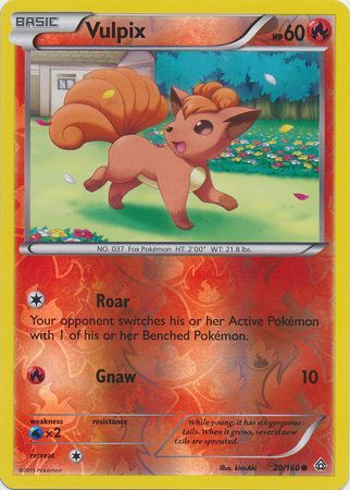 Vulpix 20 160 Common Reverse Holo XY Primal Clash Reverse Holo Singles Vulpix 20 160 Common Reverse Holo XY Primal Clash Reverse Holo Singles