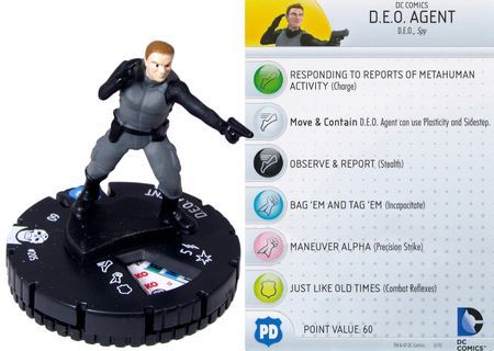 D E O Agent 205 Justice League Trinity War Gravity Feed DC Heroclix Justice League Trinity War Gravity Feed Singles D E O Agent 205 Justice League Trinity War Gravity Feed DC Heroclix Justice League Trinity War Gravity Feed Singles