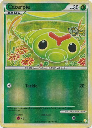 Caterpie 57 123 Common Reverse Holo Heart Gold Soul Silver Base Set Reverse Holo Singles Caterpie 57 123 Common Reverse Holo Heart Gold Soul Silver Base Set Reverse Holo Singles