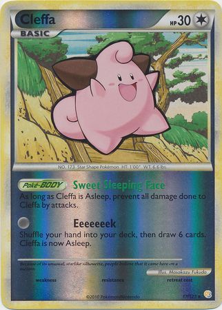 Cleffa 17 123 Rare Reverse Holo Cleffa 17 123 Rare Reverse Holo