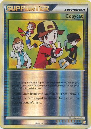 Copycat - Holo-Foil Pokemon League Promo Card (Heart-Gold & Soul-Silver  #90/123)