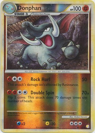 Donphan 40 123 Uncommon Reverse Holo Donphan 40 123 Uncommon Reverse Holo