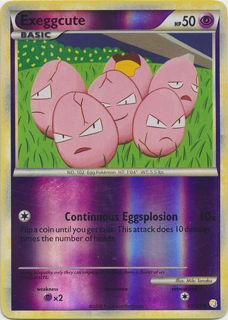 Exeggcute 63 123 Common Reverse Holo Exeggcute 63 123 Common Reverse Holo