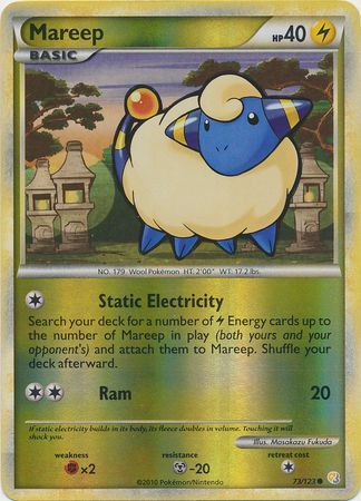 Mareep 73 123 Common Reverse Holo Mareep 73 123 Common Reverse Holo