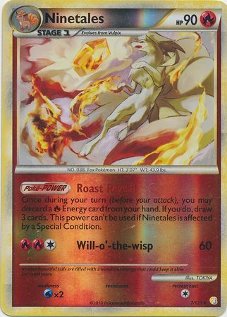 Ninetales 7 123 Holo Rare Reverse Holo Ninetales 7 123 Holo Rare Reverse Holo