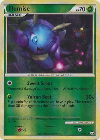 Illumise 64 102 Common Reverse Holo Illumise 64 102 Common Reverse Holo
