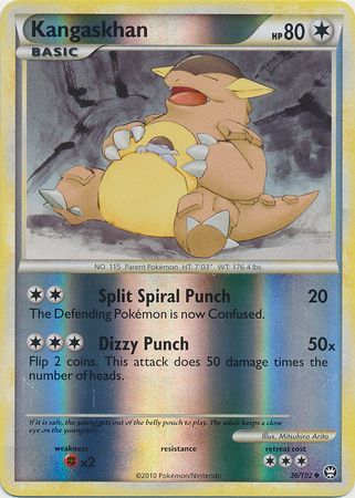 Kangaskhan EX 103/106 Full Art Holo Ultra Rare XY Flashfire Pokemon Ca