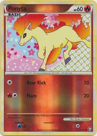 Ponyta 72 102 Common Reverse Holo HGSS Triumphant Reverse Holo Singles Ponyta 72 102 Common Reverse Holo HGSS Triumphant Reverse Holo Singles