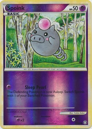 Spoink 77 102 Common Reverse Holo Spoink 77 102 Common Reverse Holo