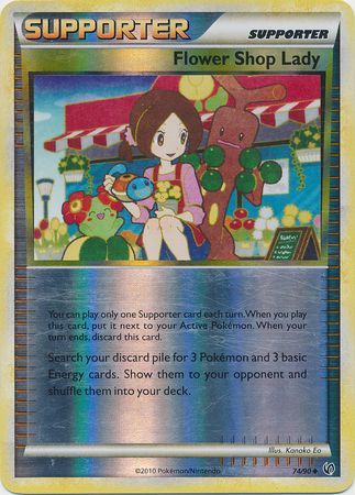 Flower Shop Lady 74 90 Uncommon Reverse Holo Flower Shop Lady 74 90 Uncommon Reverse Holo
