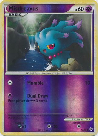 Misdreavus 57 90 Common Reverse Holo Misdreavus 57 90 Common Reverse Holo