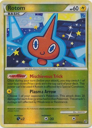 Rotom 20 90 Rare Reverse Holo Rotom 20 90 Rare Reverse Holo