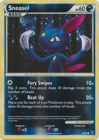 Sneasel 68 90 Common Reverse Holo Sneasel 68 90 Common Reverse Holo