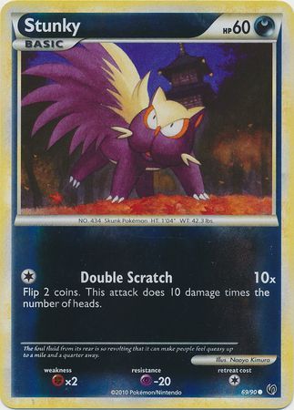 Stunky 69 90 Common Reverse Holo HGSS Undaunted Reverse Holo Singles Stunky 69 90 Common Reverse Holo HGSS Undaunted Reverse Holo Singles