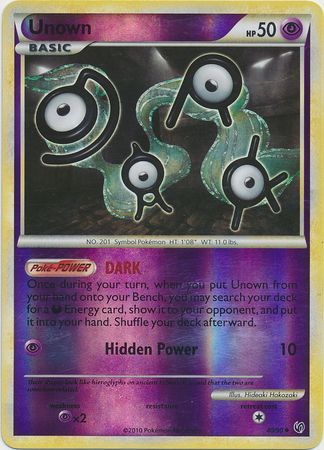 Unown 40 90 Uncommon Reverse Holo Unown 40 90 Uncommon Reverse Holo