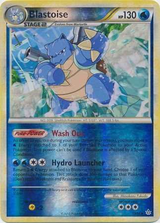 Blastoise - 13/95 - Rare Reverse Holo